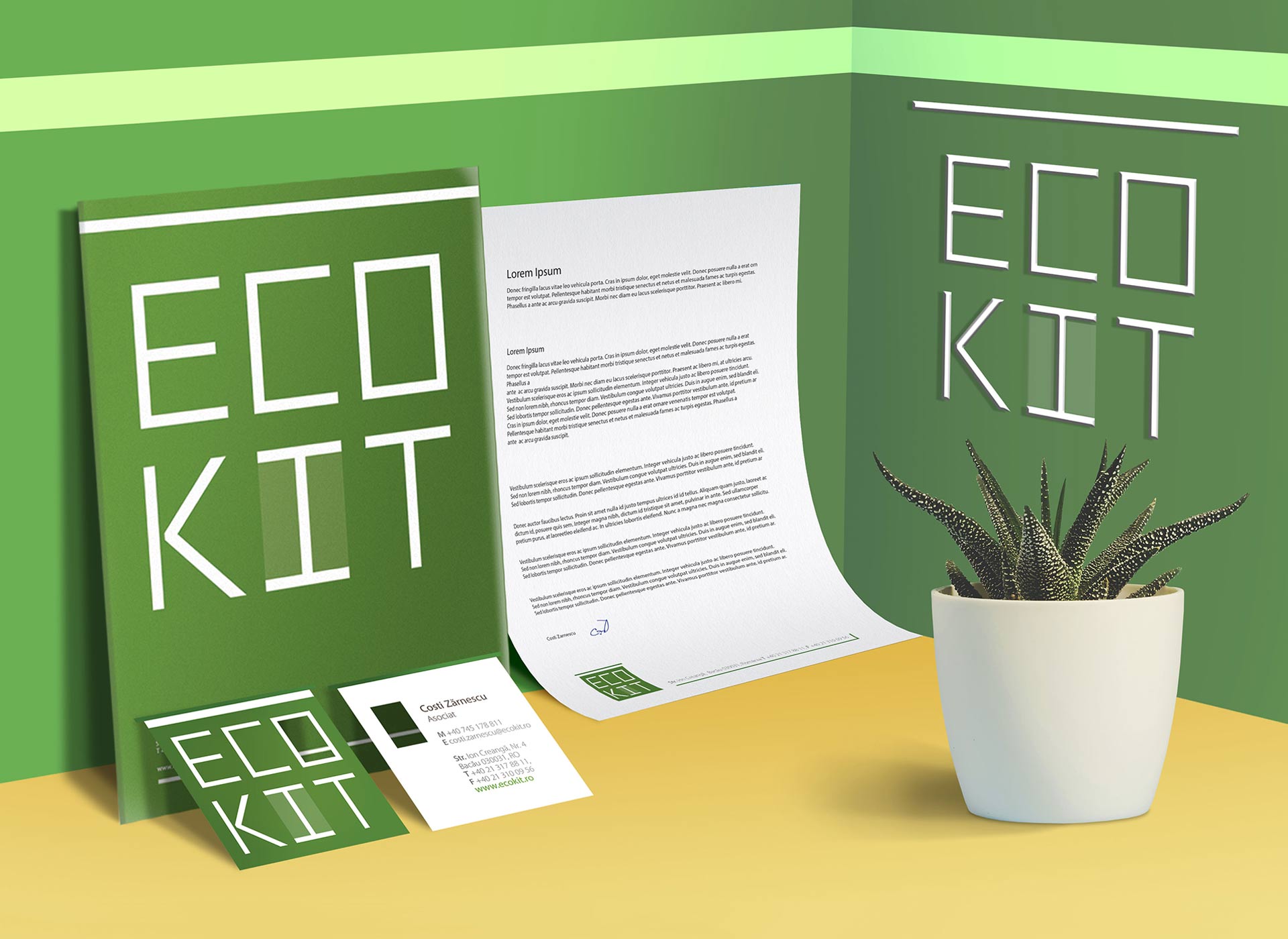 logo design ecokit real estate by inoveo site