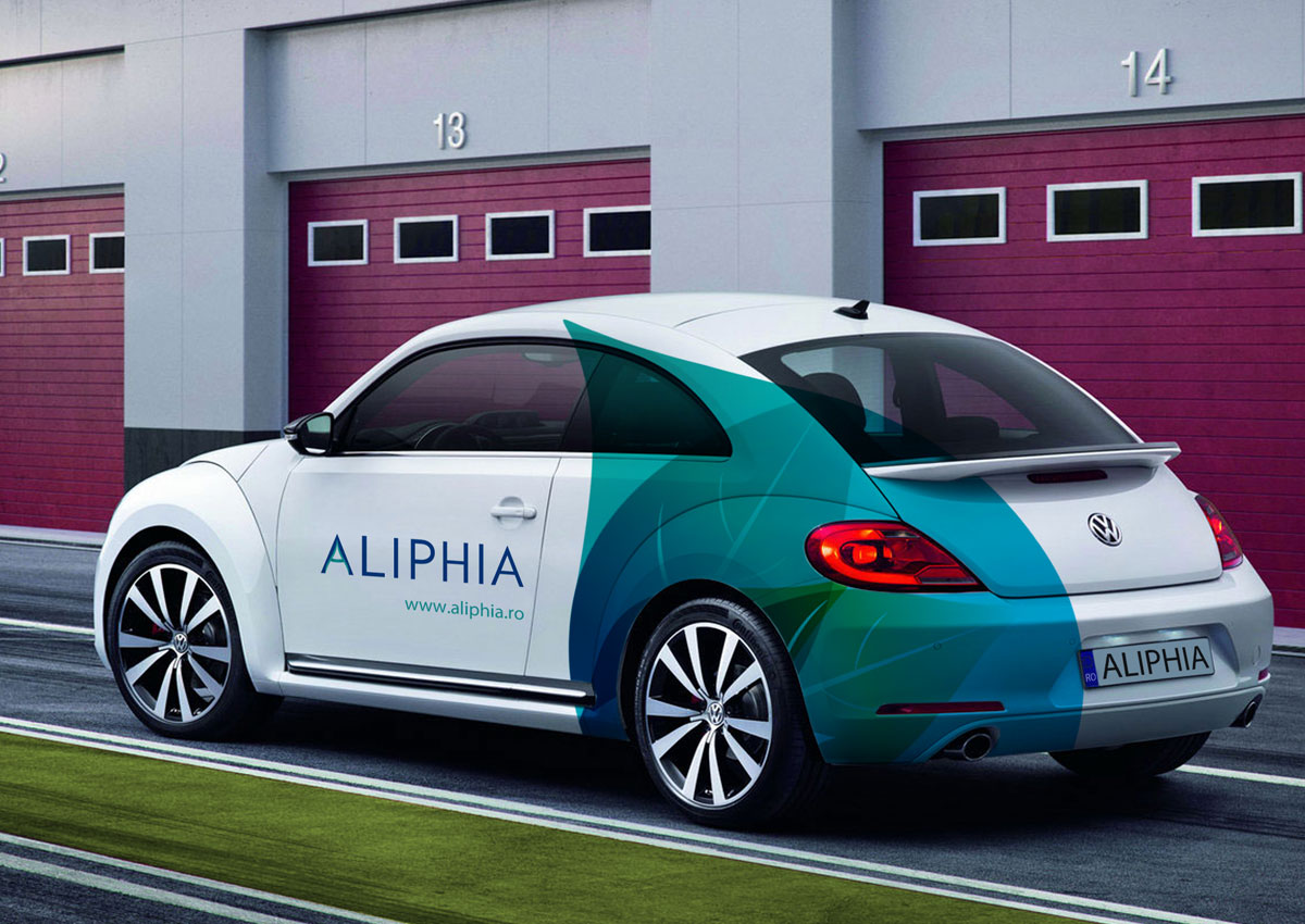 portofoliu branding aliphia car