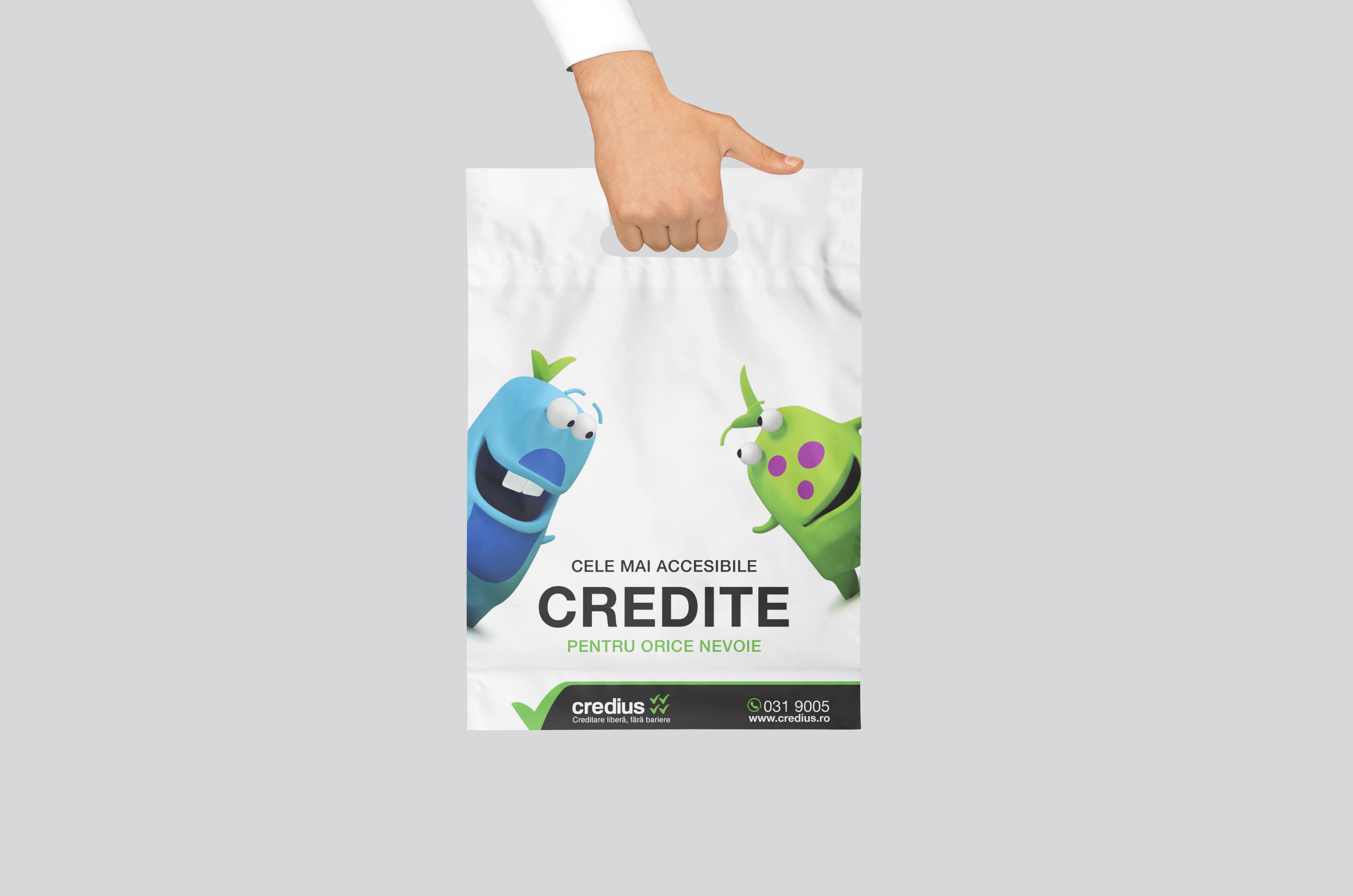 credius branding bag