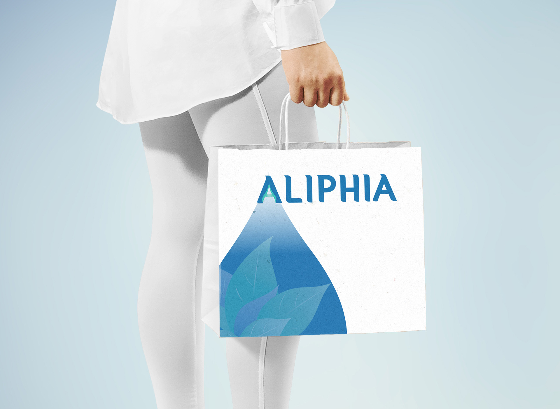 portofoliu branding aliphia bag