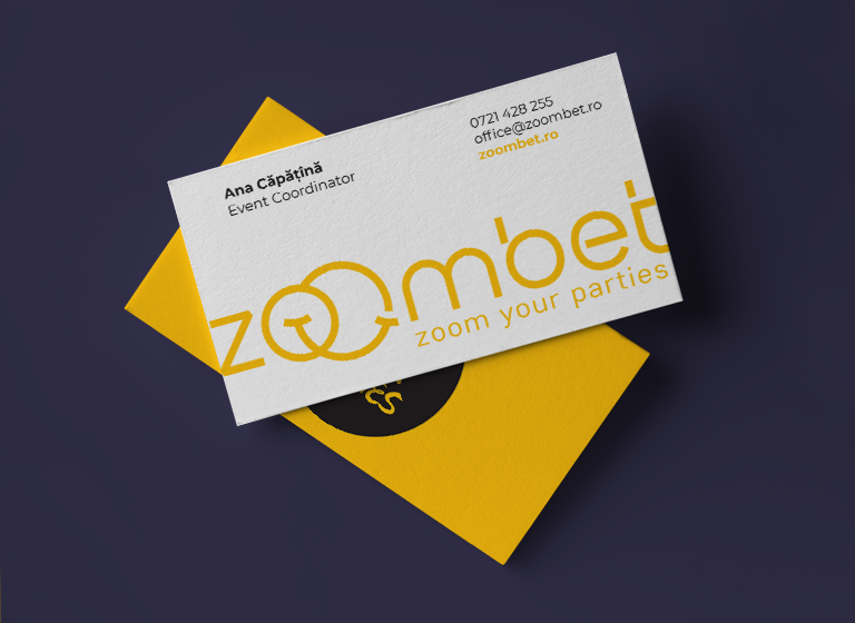 zoombet Business Card portfolio design by inoveo