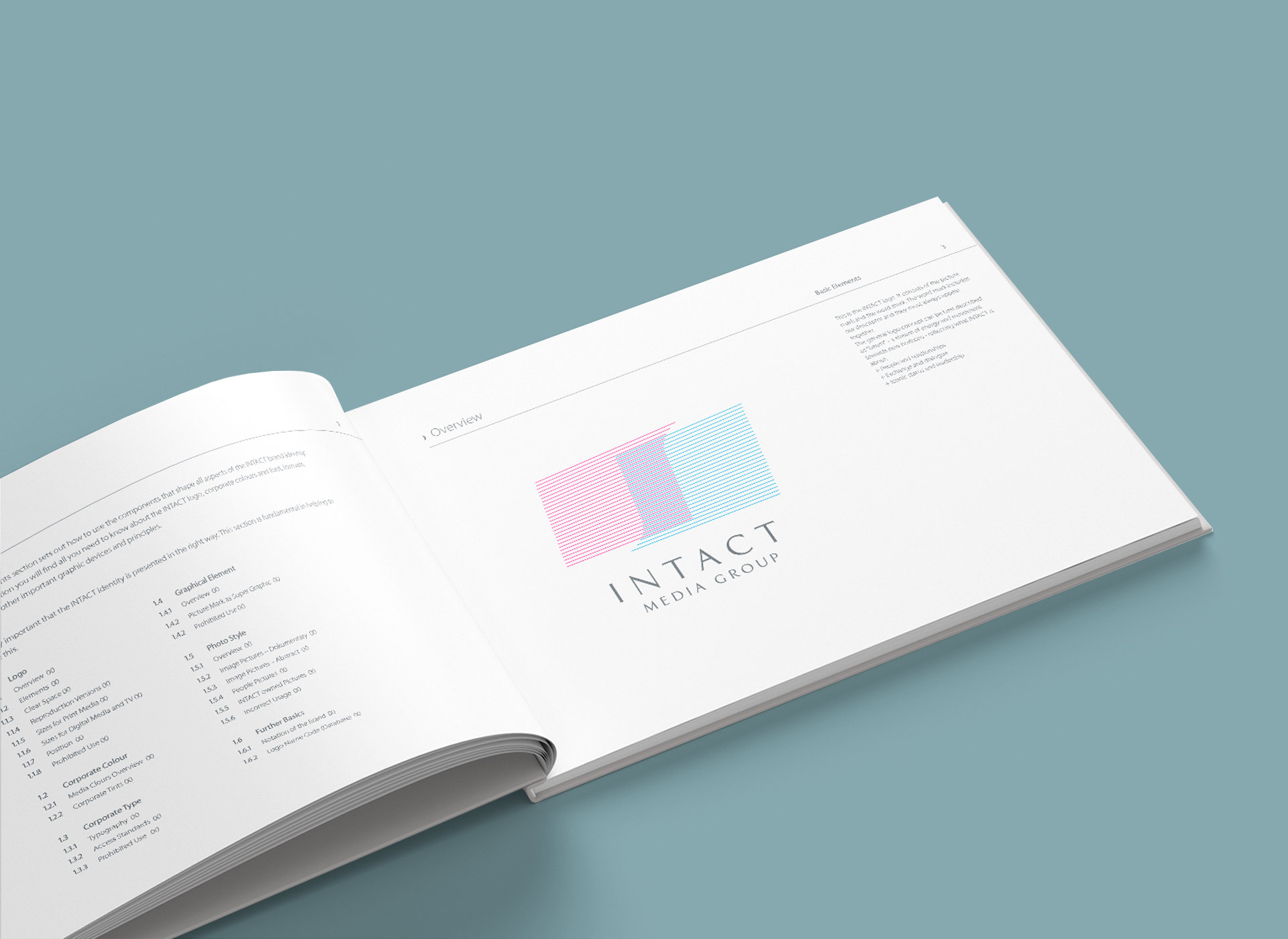 Intact Media Group portfolio inoveo brand book