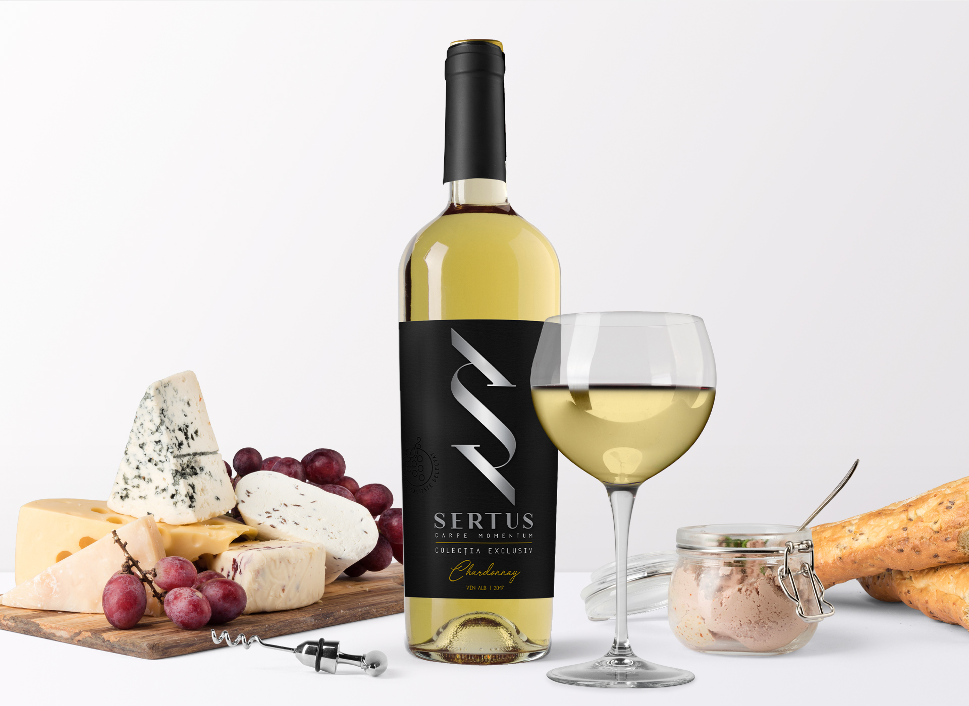 Sertus wine products branding inoveo