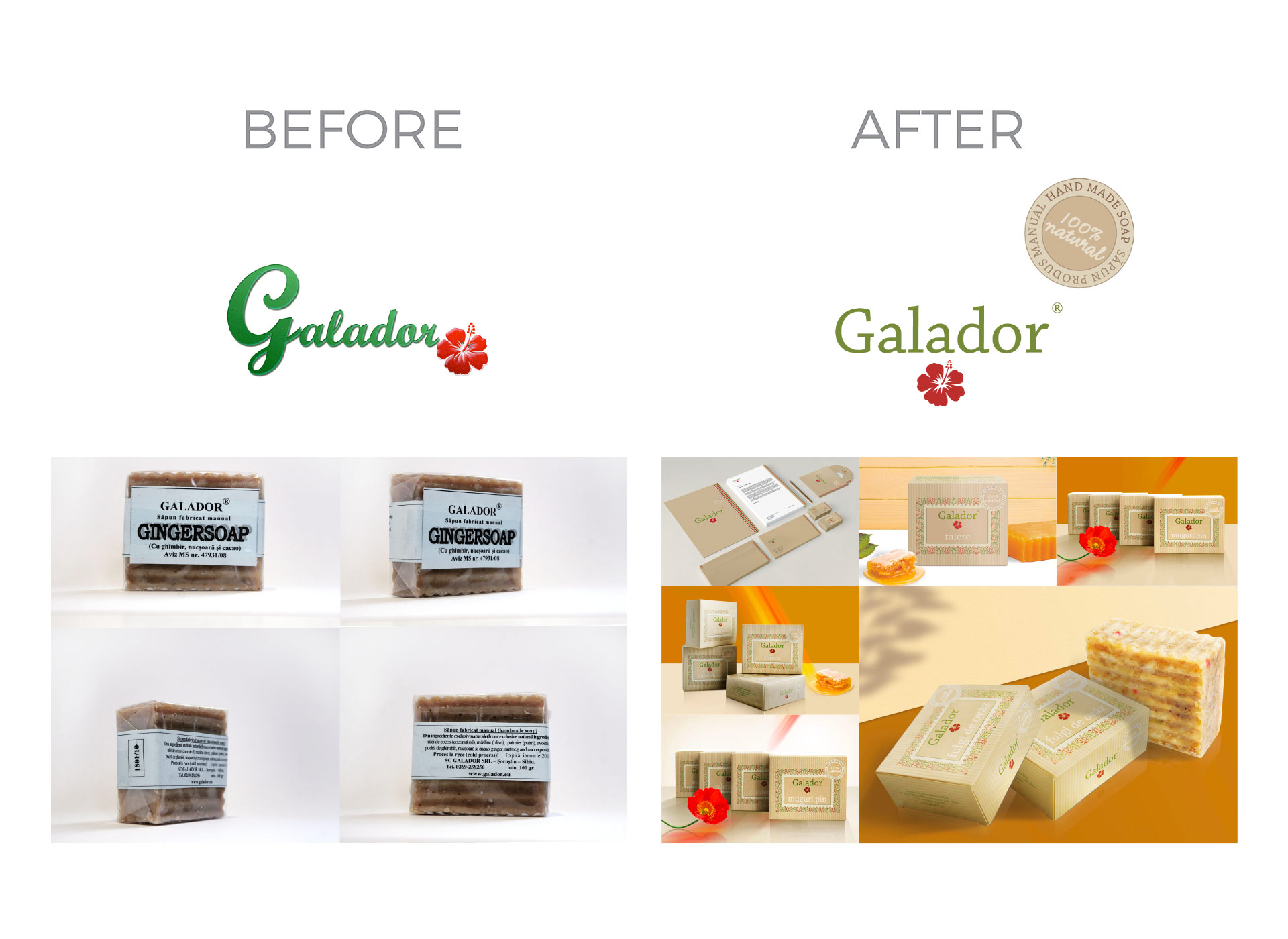 galador package design brand
