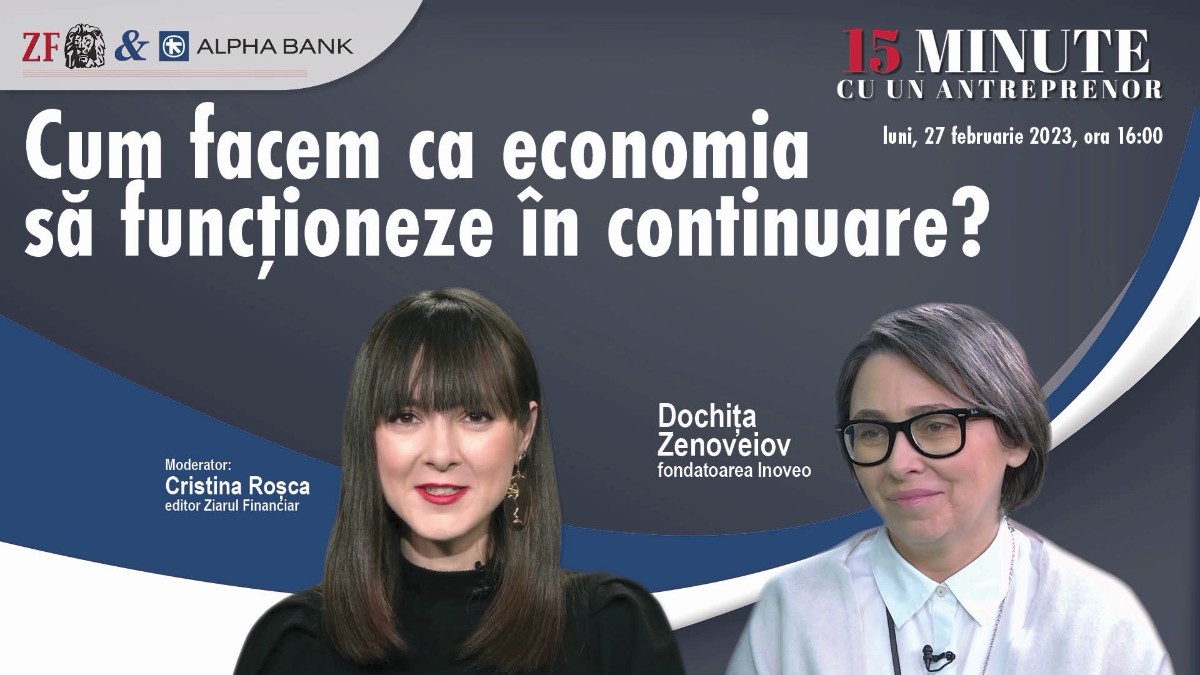15 minute cu un antreprenor interviu ZF Dochita Zenoveiov INOVEO